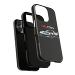 Silver C6 Z06 Phone Case for Chevy Fans, Tough Cover