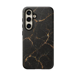 Black Gold Marble Pattern Phone Case | Tough Case