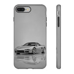 Silver NSX Phone Case, JDM Supercar Tough Cover