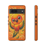 Sun Conure Kawaii Citrus Art Tough Phone Case