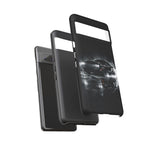 Black Sports Car Illustration 2023 Challenger SRT phone case | Car Drift Reflection