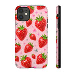 Strawberry Pattern Phone Case | Tough Cover