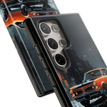 1966 GTO Orange Rainy City Tough Phone Case Cover Gift Art