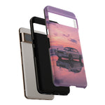 Silver Hakosuka Skyline Mirror Lake Tough Phone Case