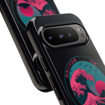 Great Dream Wave Circular Badge Vaporwave Phone Case – Japanese Aesthetic