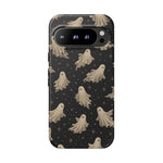 Vintage Ghost Pattern phone case | Halloween spooky stars design