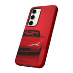 Red Miata Phone Case, NA MX5 90s JDM Roadster Tough Cover