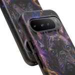 French Bulldog Galaxy Marble Art Tough Phone Case
