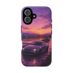 Sunset Skyline R34 Car Phone Case | Tough Phone Case