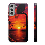 Basketball Court Sunset Phone Case | Tough Phone Case