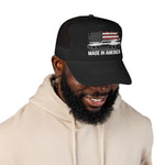 Chevelle Style Made In America Foam Trucker Hat Vintage Muscle Car USA Flag Snapback Cap