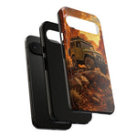 Land Cruiser FJ40 Classic 4x4 Red Rock Canyon Art Tough Phone Case