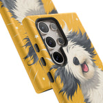 Sheepdog Hair Flip Phone Case Funny Dog Lover Gift
