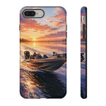Sunset Bass Fishing Boat phone case | Tough Cover