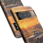73 Chevy C10 Square body Truck Two-Tone Sunrise Tough Phone Case