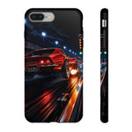 C3 Drag Strip Launch Night Phone Case Muscle Car Tough Case