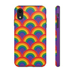 Rainbow Arch Stripe Retro Art Tough Phone Case