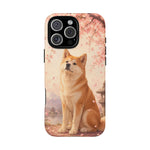 Akita Cherry Blossom Phone Case Sakura Dog Lover Gift