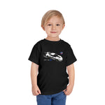 Toddler ’17 C7 ZR1 T-Shirt | Black & White ZR1 Motion Graphic Tee