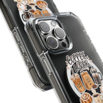 Coffee Lover Sticker Sheet phone case | Magnetic Clear Impact Case