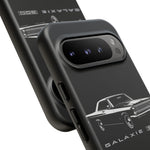 Vintage Galaxie 500 Phone Case | Classic Car Illustration, Black