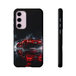 Z06 C8 Phone Case, Red Smoke Studio Reflection Cover
