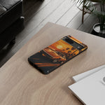 Orange Corvette C3 Stingray Sunset Palms Phone Case