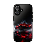 Z06 C8 Phone Case, Red Smoke Studio Reflection Cover