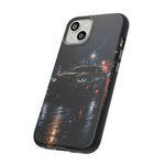 Black Camaro ZL1 Rainy Night Sports Car Phone Case | Tough Protective Cover