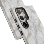 White Marble Pattern Phone Case | Tough Cover
