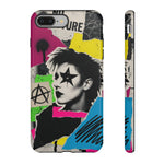 Punk Rock Star Phone Case | Graffiti Collage Anarchy Design