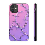 Chrome Thorn Vine Phone Case Vaporwave Tough Cover