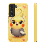 Cockatiel Kawaii Heart Crest Art Tough Phone Case
