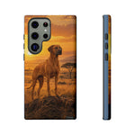 Rhodesian Ridgeback African Savanna Art Tough Phone Case