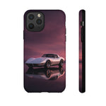 Soft White C3 Corvette Mauve Sky Phone Case