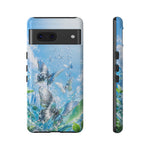 Copy of Silver Butterflies Tough Case | Blue Sky Water Droplets Phone Cover