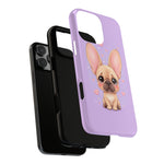 French Bulldog Bat Ears Kawaii Pet Dog Art Tough Phone Case