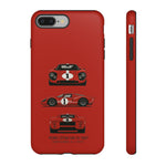 1967 GT40 Mk IV Red Race Car Tough Phone Case Cover Gift