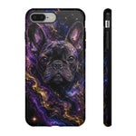 French Bulldog Galaxy Marble Art Tough Phone Case