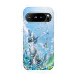 Copy of Silver Butterflies Tough Case | Blue Sky Water Droplets Phone Cover