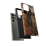German Wirehaired Pointer Autumn Art Tough Phone Case