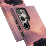 C8 Corvette Silhouette Pastel Horizon Case