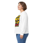1995 ZR-1 Corvette graphic long sleeve tee | Yellow sports car design