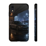 Rainy Night Sports Car S2000 phone case | Urban Cityscape, Moody Automotive