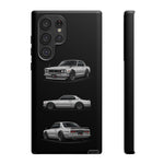 Silver Hakosuka Skyline Classic Sports Car Tough Phone Case for JDM Fans