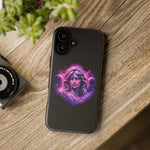 Weeping Angel Statue Vaporwave Phone Case Gothic Cosmic Tough Case