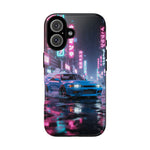 Skyline GT-R Tokyo Rain JDM Night Art Tough Phone Case
