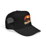 Nashville Trucker Hat Retro Sunset Skyline Nashville Tennessee Snapback Cap Country Music City Foam Hat