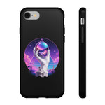 Marble Hand Orb Synthwave Phone Case Mythic Tough Case