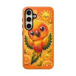 Sun Conure Kawaii Citrus Art Tough Phone Case
